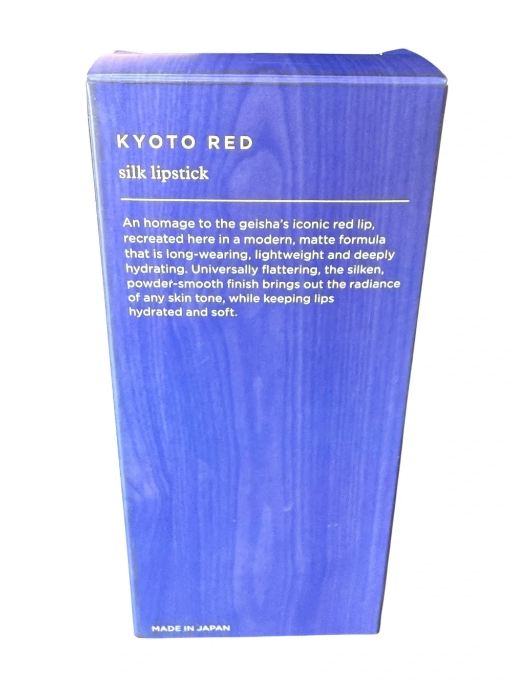 Tatcha Kyoto Red Silk Lipstick 8B New In Box Full Size